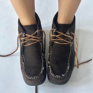 Wallabee Moccasin Ankle Boots Lands End 7